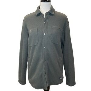 Men's Eddie Bauer‎ Green Corduroy Sherpa Lined Jacket S